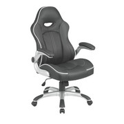 PISARNIŠKI STOL tekstil siva, črna - siva/črna, Design, umetna masa/tekstil (67/111-119/69cm) - Xora