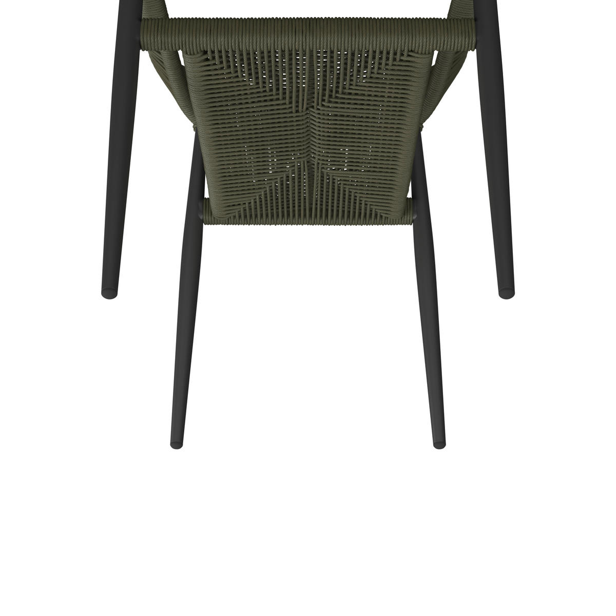 STAPELSESSEL Aluminium Anthrazit, Grün  - Anthrazit/Grün, KONVENTIONELL, Kunststoff/Metall (55l) - Ambia Garden