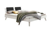 BETT Buche massiv 200/200 cm Weiß  - Weiß, Design, Holz (200/200cm) - Hasena