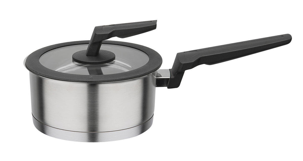 KOCHTOPFSET APART 4-teilig  - Klar/Edelstahlfarben, Basics, Glas/Metall - GSW