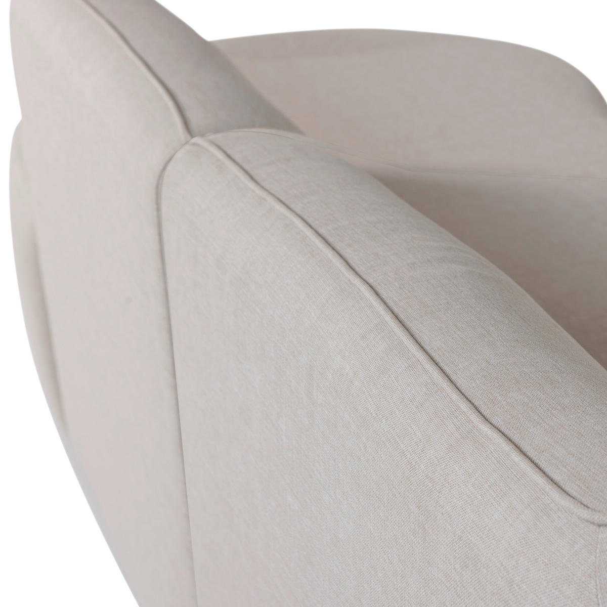 LOUNGEGARNITUR 168/258 cm Aluminium  - Naturfarben, MODERN, Textil/Metall (168/258cm) - Livetastic