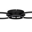 LED-DECKENLEUCHTE 68/30/7,5 cm   - Schwarz, Basics, Kunststoff/Metall (68/30/7,5cm) - Novel