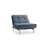 SESSEL Blau - Blau/Schwarz, Design, Holz/Textil (90/79/115cm) - Innovation