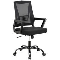 SNURRSTOL  i nätklädsel, vävt tyg svart  - svart, Modern, metall/textil (56/95.5/58cm) - Carryhome