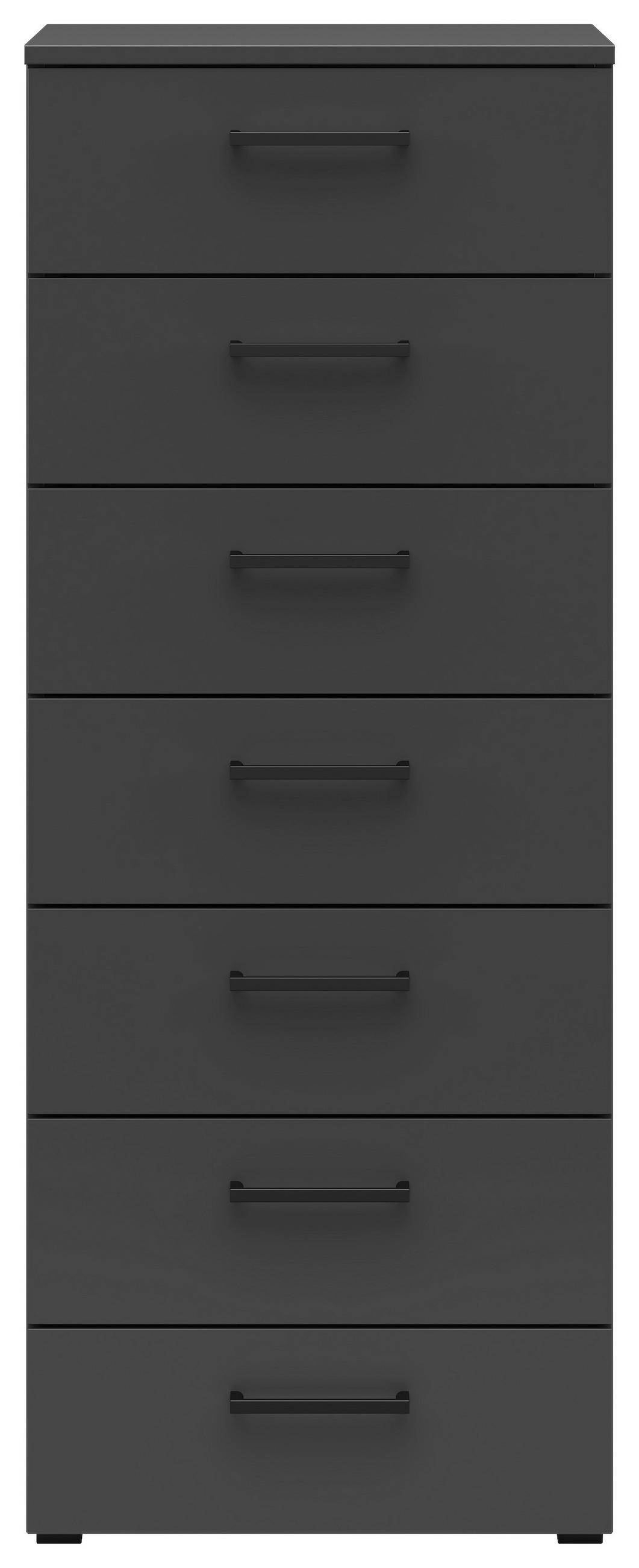 KOMODA, barvy grafitu, 45/115/40 cm - černá/barvy grafitu, Moderní, kompozitní dřevo/plast (45/115/40cm) - Carryhome