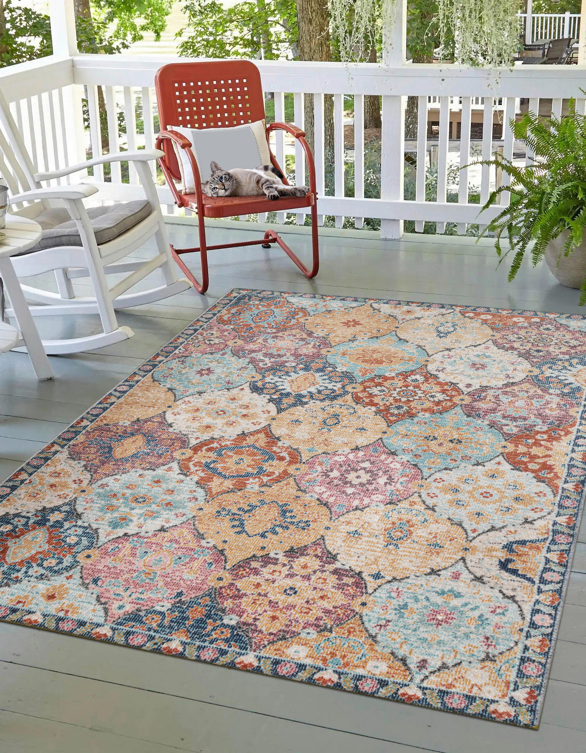 OUTDOORTEPPICH 80/150 cm Salsa Outdoor  - Multicolor, KONVENTIONELL, Textil (80/150cm) - Novel