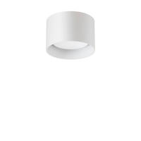 DECKENLEUCHTE 9 W  10/6,5 cm    - Weiß, Basics, Metall (10/6,5cm) - Ideal Lux