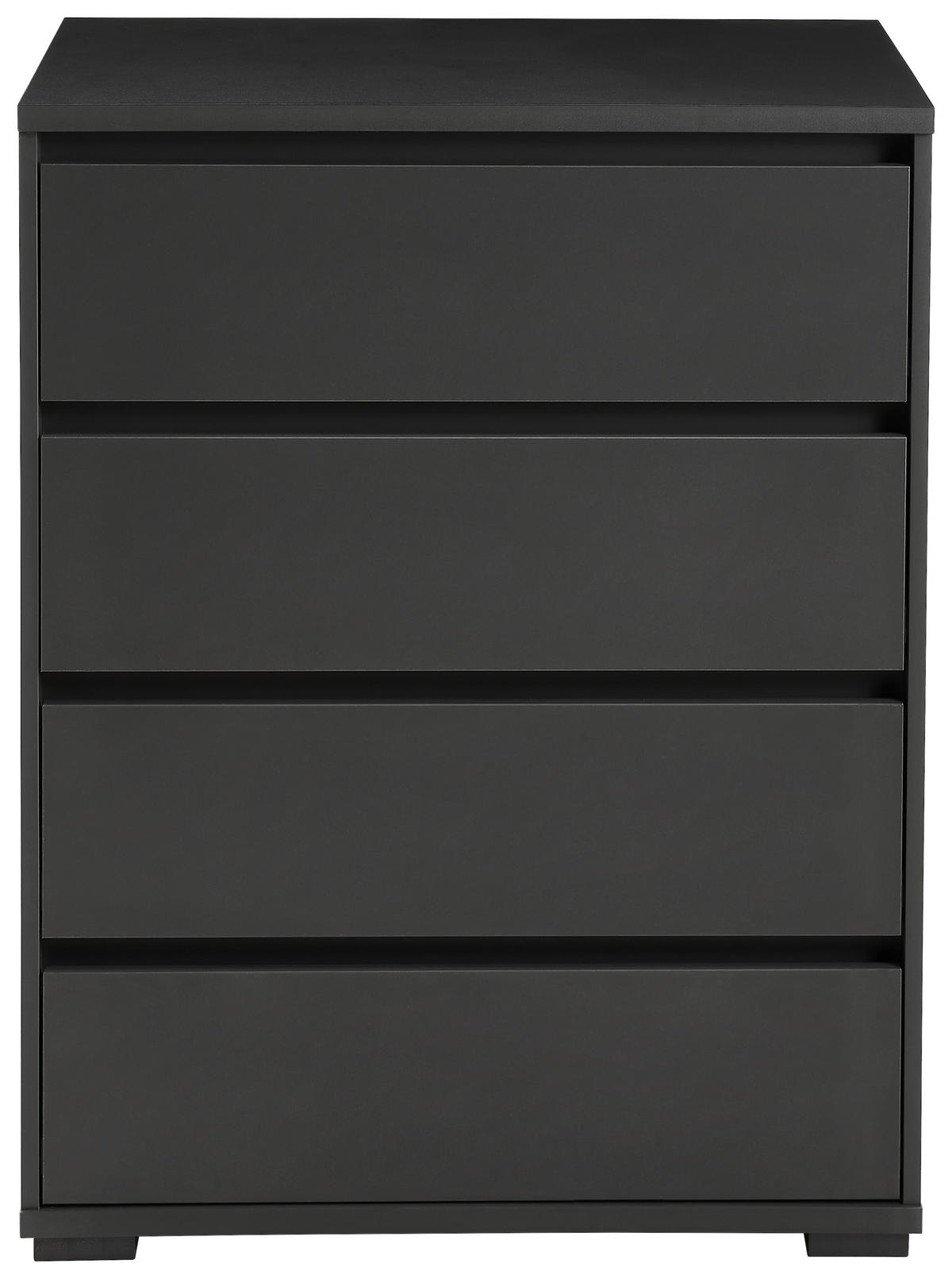 KOMODA  80/103/48 cm  antracit  - antracit, Dizajnerski, pločasti materijal/plastika (80/103/48cm) - Carryhome