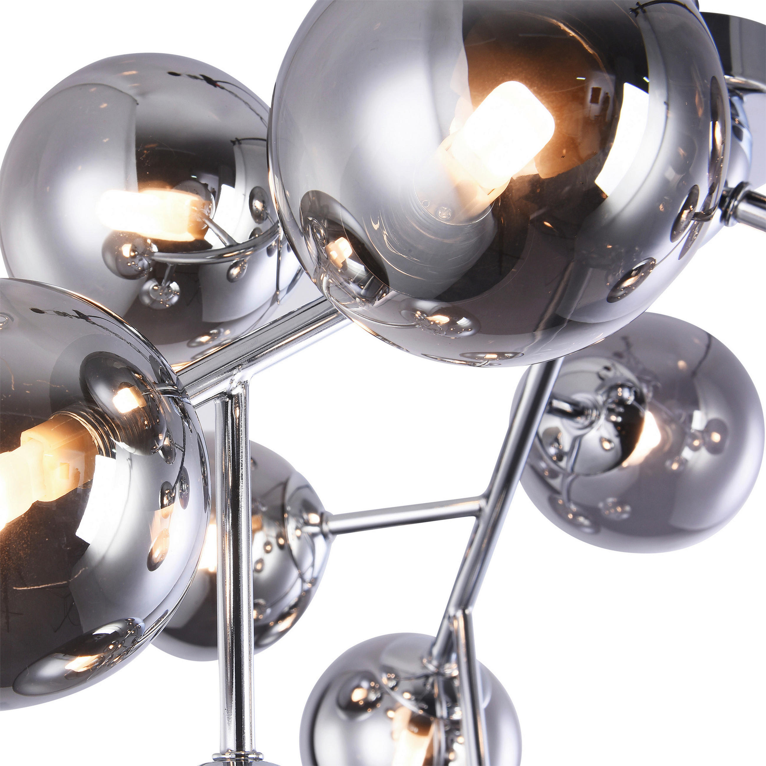 DECKENLEUCHTE 60/17,5/60 cm - Chromfarben, Trend, Glas/Metall (60/17,5/60cm) - MAYTONI