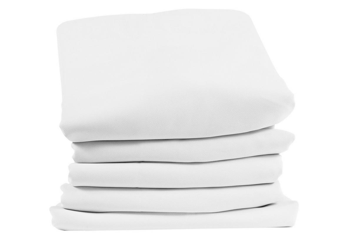 LÄRMSCHUTZVORHANG black-out (lichtundurchlässig)  - Weiß, Basics, Textil/Metall (145/260cm)