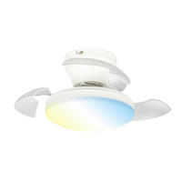 DECKENVENTILATOR - Weiß, Design, Kunststoff/Metall (44/16,5cm)
