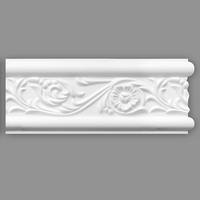 ZIERLEISTE 200/1,5/8,0 cm Weiß Kunststoff  - Weiß, Design, Kunststoff (200/1,5/8,0cm)