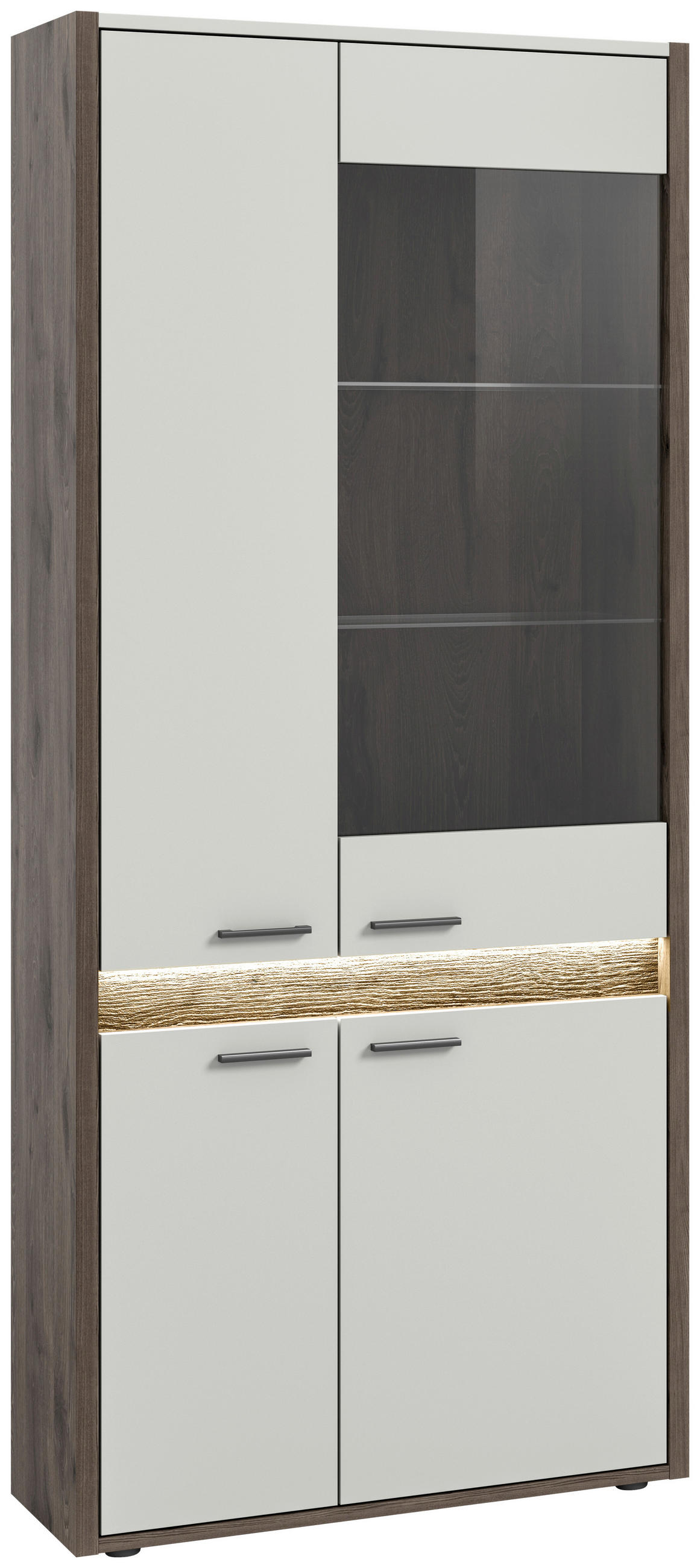 VITRINE in   - Design, Glas/Holzwerkstoff (82/198/37cm) - MID.YOU