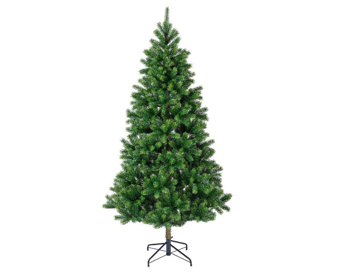 WEIHNACHTSBAUM 210 cm  - Grün, Basics, Kunststoff/Metall (120/210cm) - X-Mas
