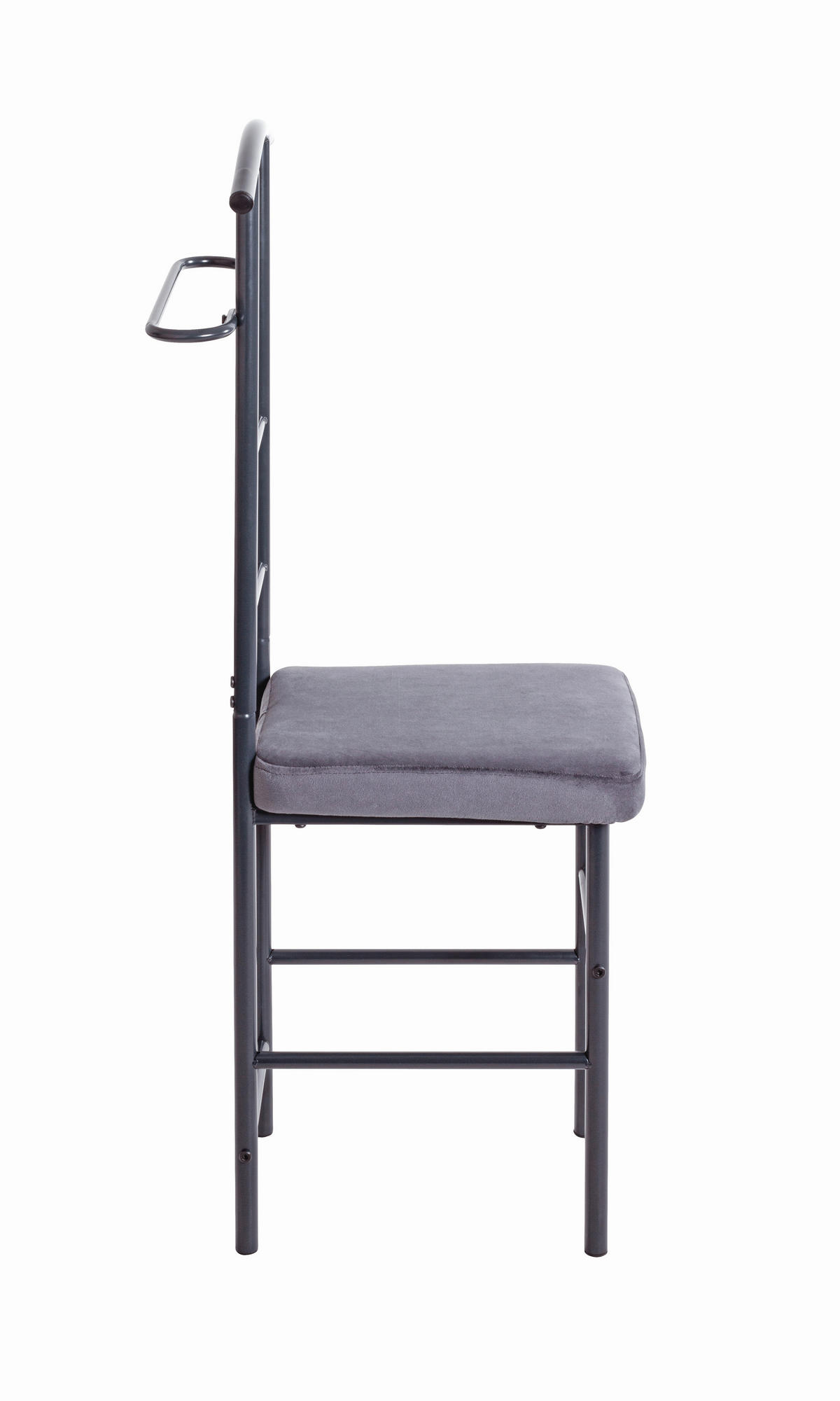 HERRENDIENER in Anthrazit 46/109/46 cm   - Anthrazit, Basics, Textil/Metall (46/109/46cm)