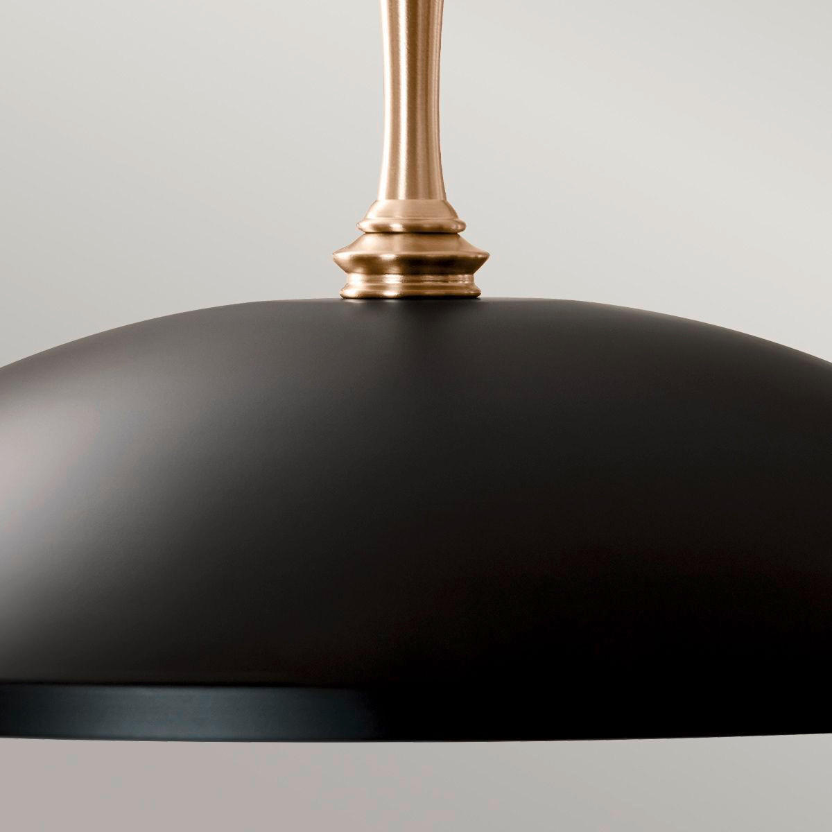 HÄNGELEUCHTE  - Champagner/Schwarz, KONVENTIONELL, Metall (225,9/33/50,8cm) - Elstead Lighting