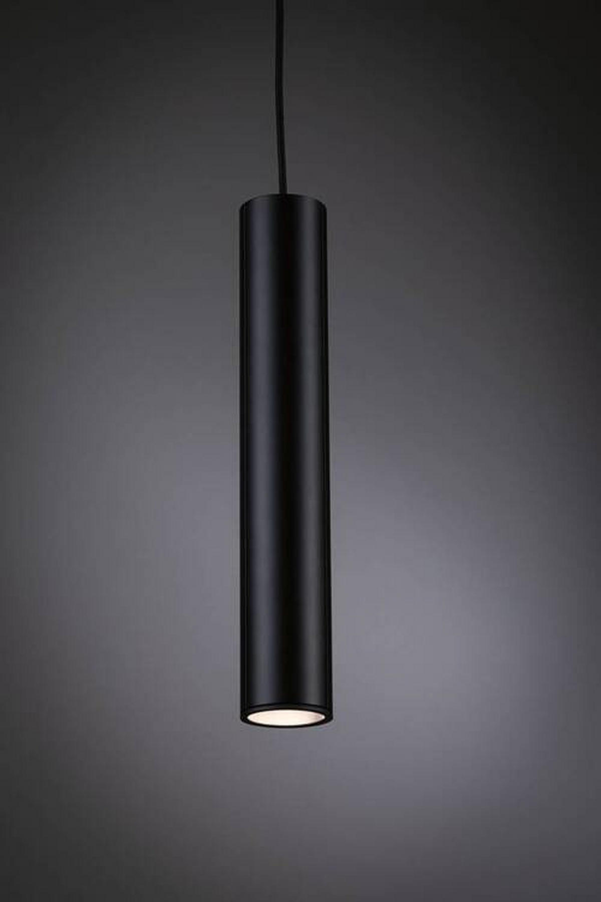 SCHIENENSYSTEM-HÄNGELEUCHTE URail 6,5/38,3 cm   - Schwarz, Basics, Metall (6,5/38,3cm) - Paulmann