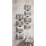 Abstraktes, Strukturen BILD - Silberfarben, Basics, Kunststoff (20/80/8cm) - MONEE