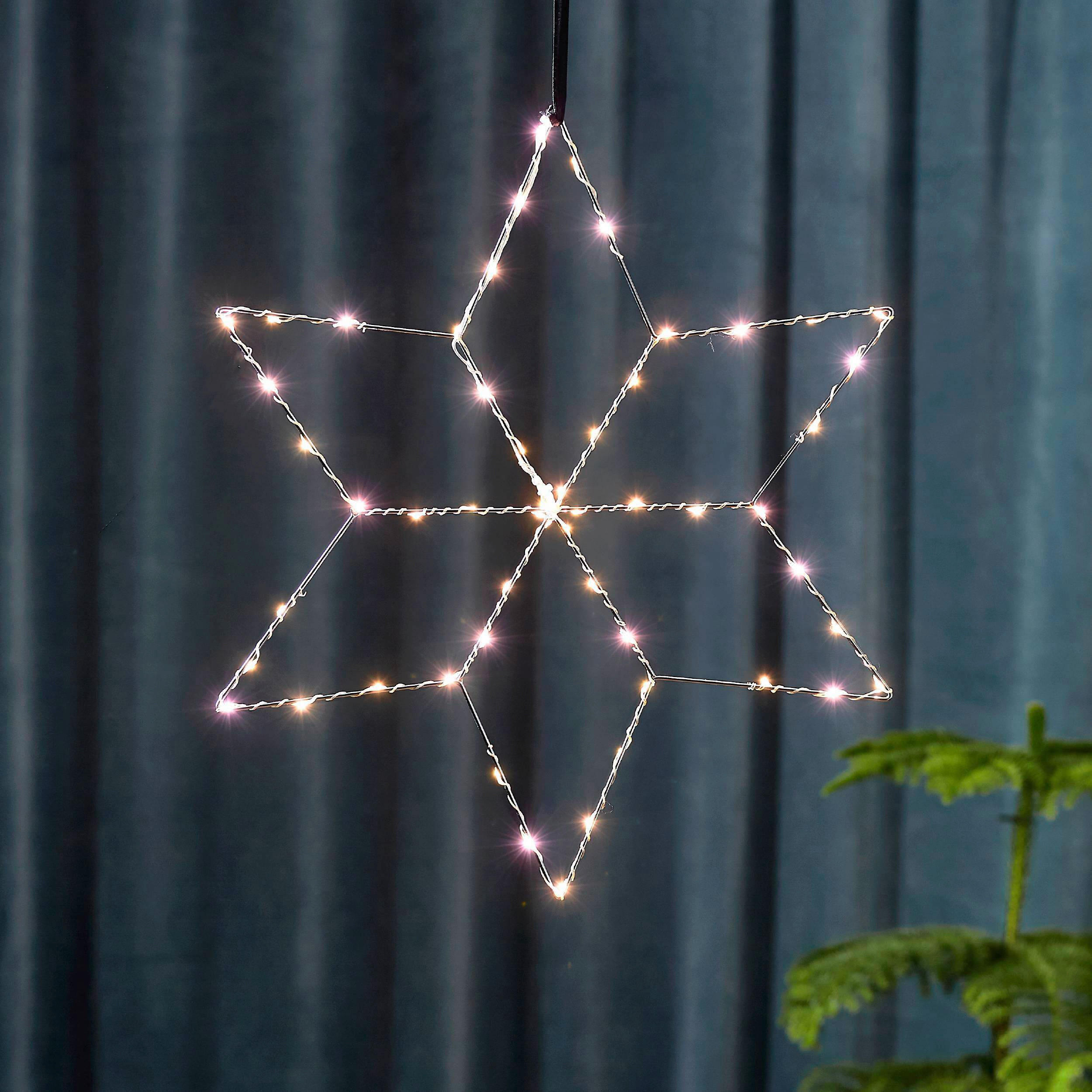 LED-DEKOLEUCHTE  - Transparent/Silberfarben, Basics, Metall (40/0,5/45cm) - Eglo