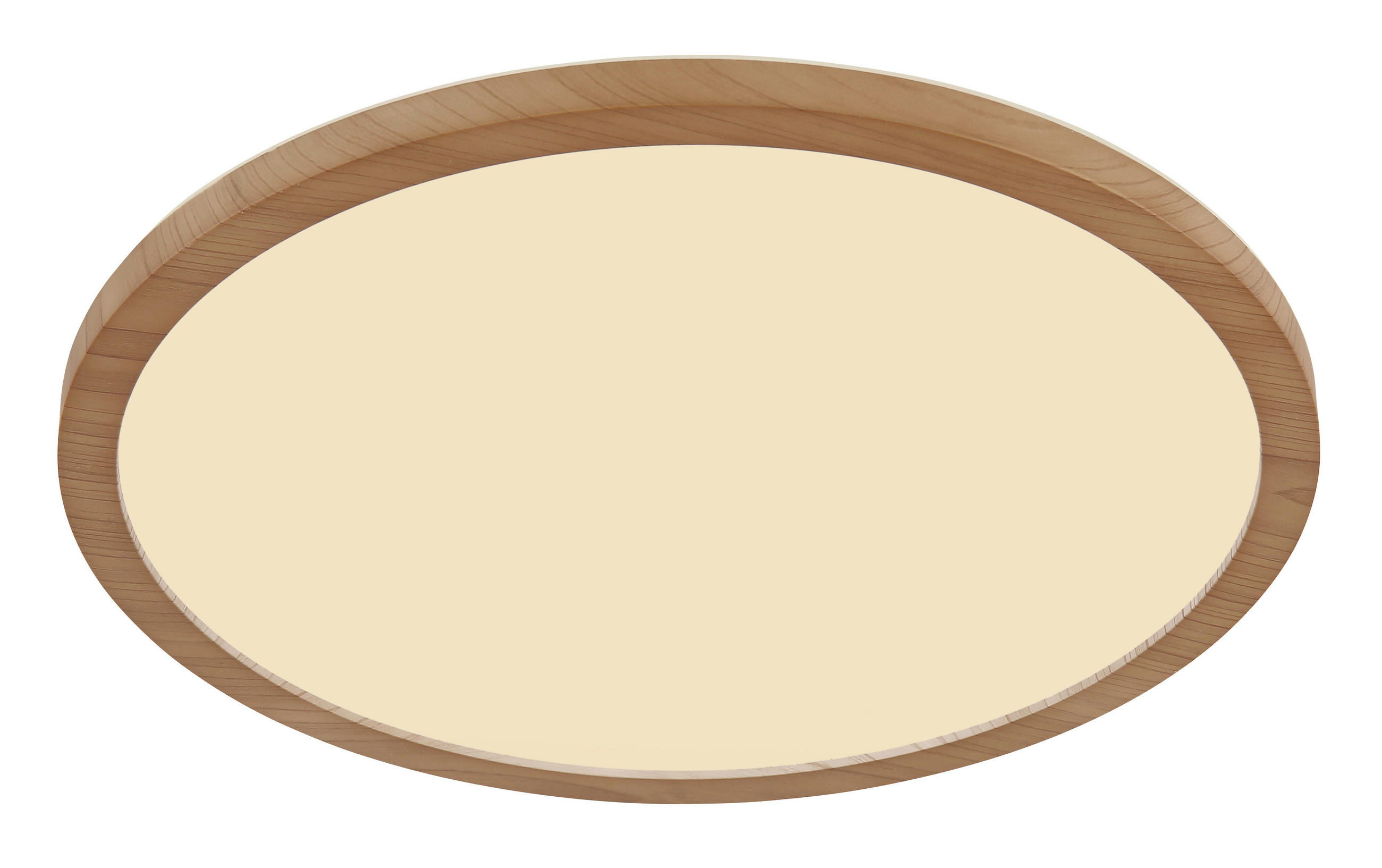 PLAFONIERĂ CU LED - alb/opal, Natur, plastic (42/2,5cm) - Globo