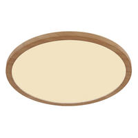 LED-DECKENLEUCHTE 24 W  42/2,5 cm    - Weiss/Opal, Natur, Kunststoff (42/2,5cm) - Globo