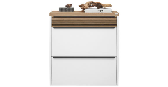 SCHUHKIPPER  in 92/95/31 cm  - Eichefarben/Anthrazit, Design, Holz/Holzwerkstoff (92/95/31cm) - Dieter Knoll