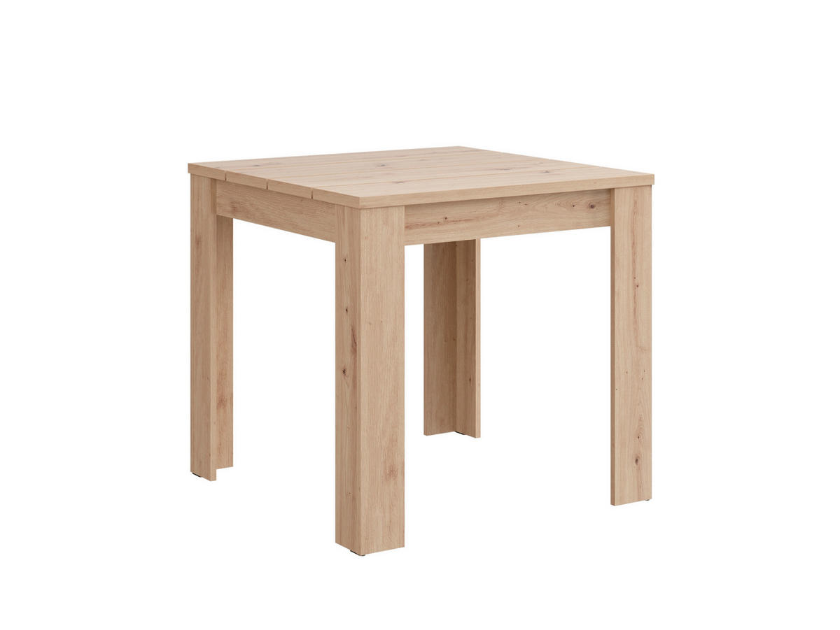 STOL ZA BLAGOVAONICU  hrast Artisan  drvni materijal      - hrast Artisan, Moderno, drvni materijal (80/80/75,5cm)