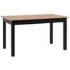 STOL ZA BLAGOVAONICU  crna, hrast Artisan  drvni materijal      - hrast Artisan/crna, Basics, drvni materijal (140/80/76,5cm) - MID.YOU