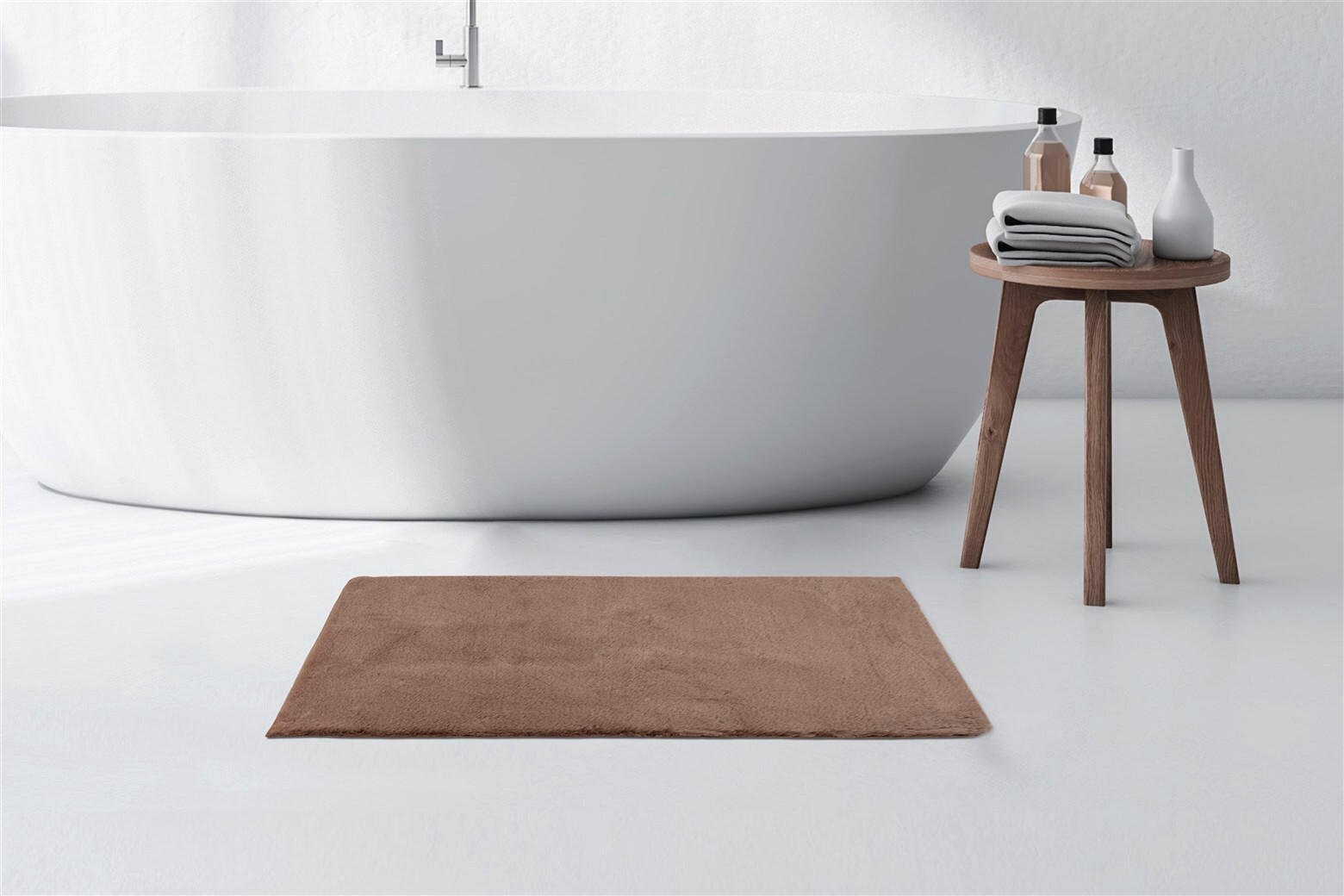 HOCHFLORTEPPICH 50/90 cm Rabbit Light 225 Dunkelbeige Beige  - Beige, KONVENTIONELL, Kunststoff/Textil (50/90cm)