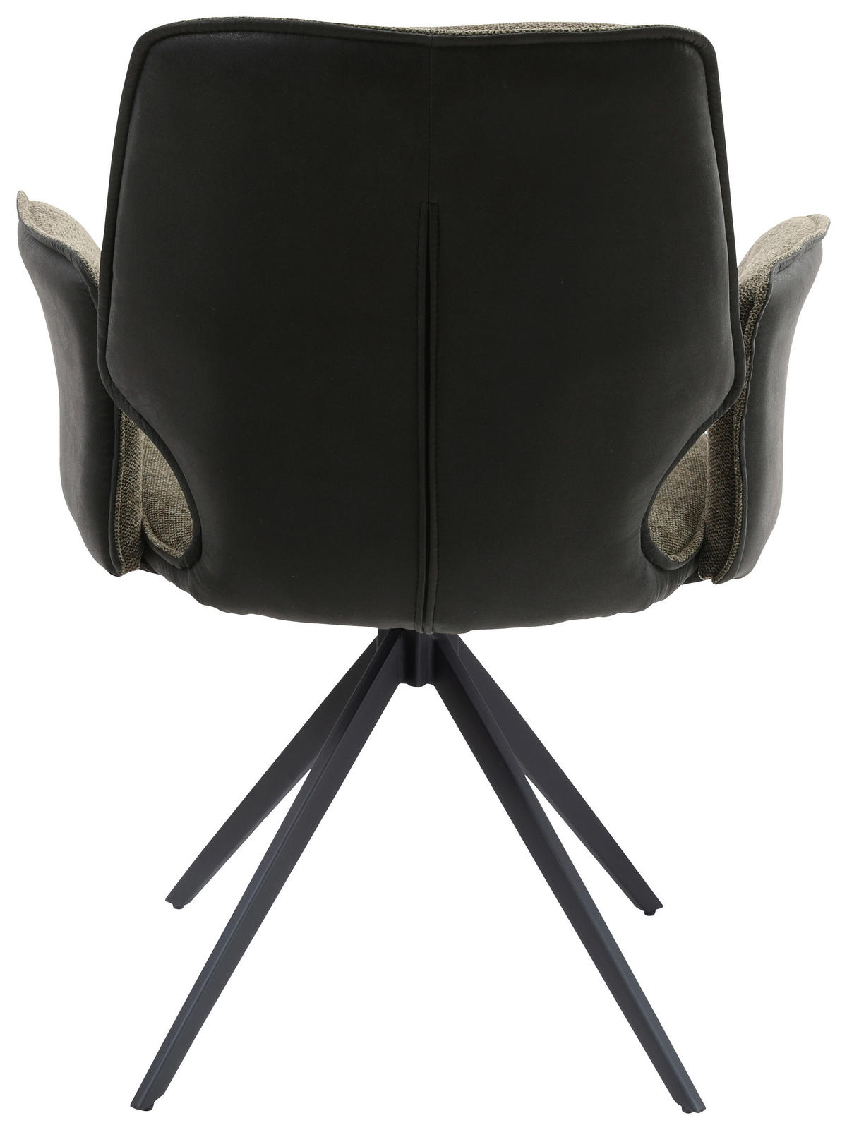 NASLANJAČ, kovina, tekstil siva, zelena  - siva/črna, Design, kovina/tekstil (63/63/86,5cm) - Novel