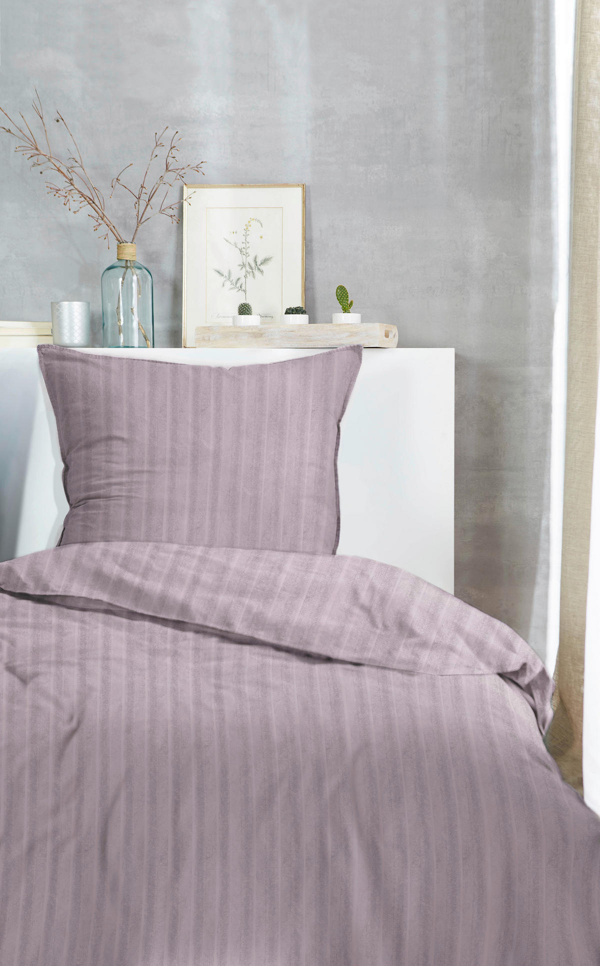 POVLEČENÍ, renforcé, fialová, 135/200 cm - fialová, Basics, textil (135/200cm)