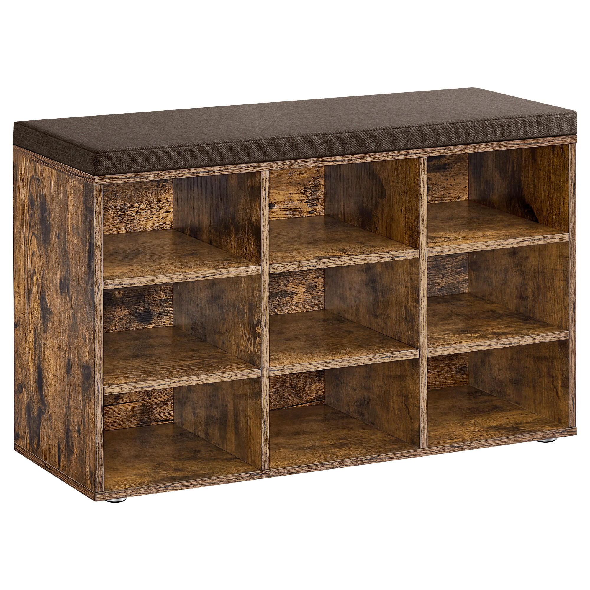 SCHUHBANK 78,5/48/30,3 cm  - Dunkelbraun, Trend, Holzwerkstoff (78,5/48/30,3cm) - MID.YOU