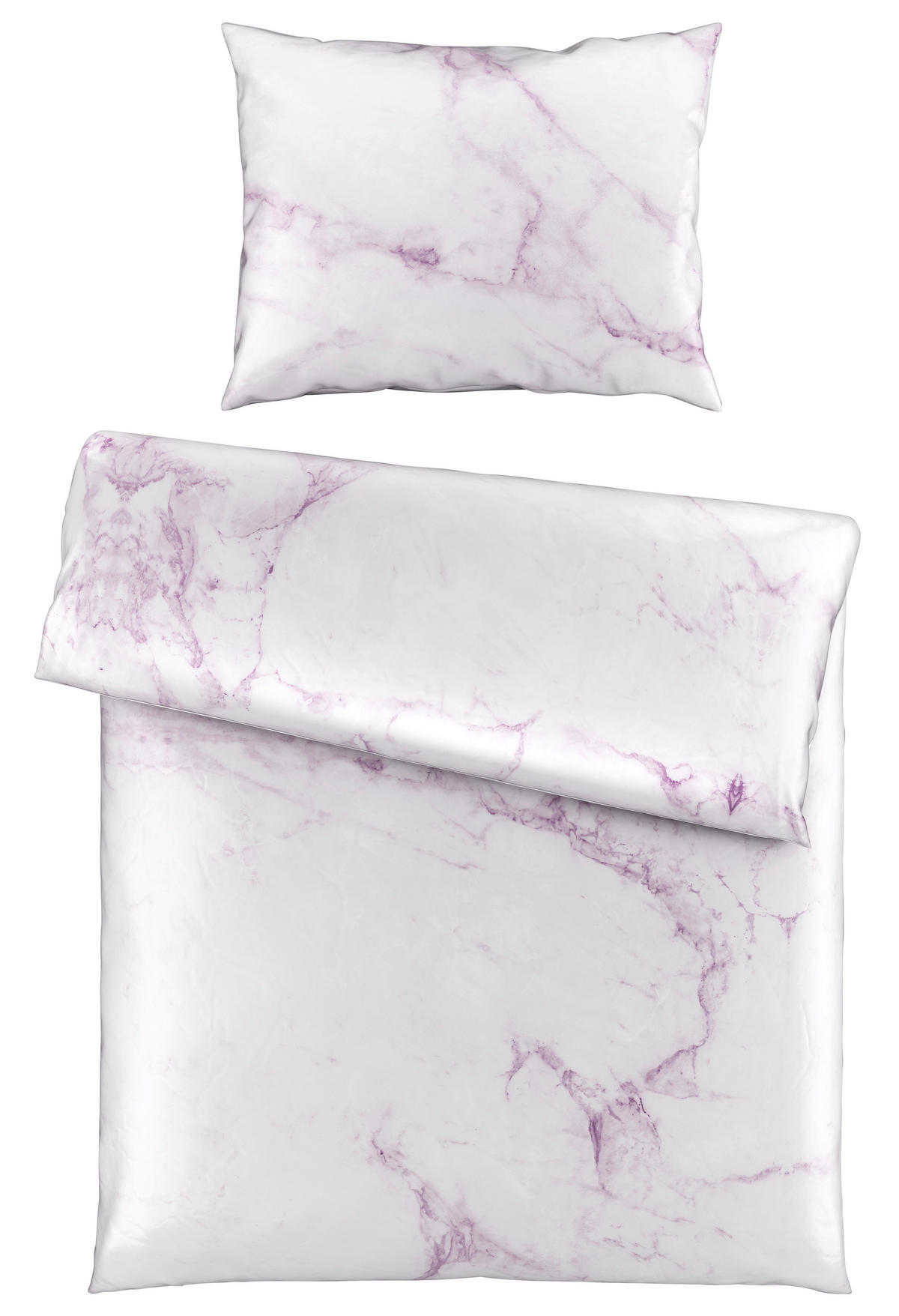 POSTELJINA 140/200 cm  PINK MARBLE  - svijetlo siva, Konvencionalno, tekstil (140/200cm) - Esposa