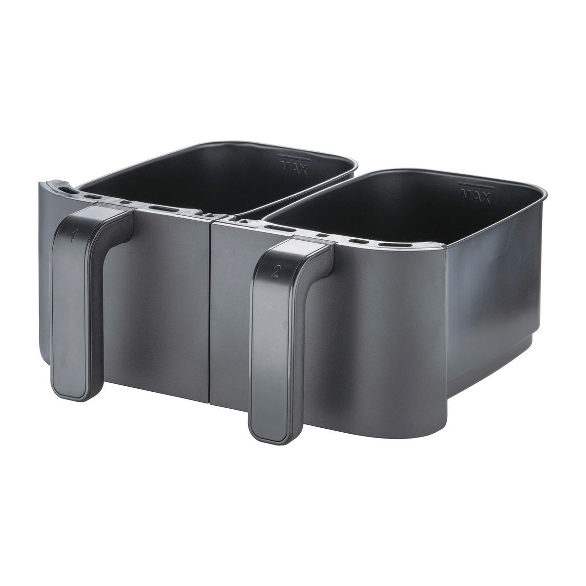 HEIßLUFTFRITTEUSE 6 (3Lx2) L  - Schwarz, Basics, Kunststoff/Metall (36.7/33/32.5cm) - BERGNER