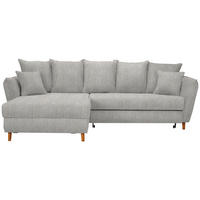 HÖRNSOFFA i vävt tyg beige  - beige/ekfärgad, Klassisk, trä/textil (284/162cm) - MID.YOU