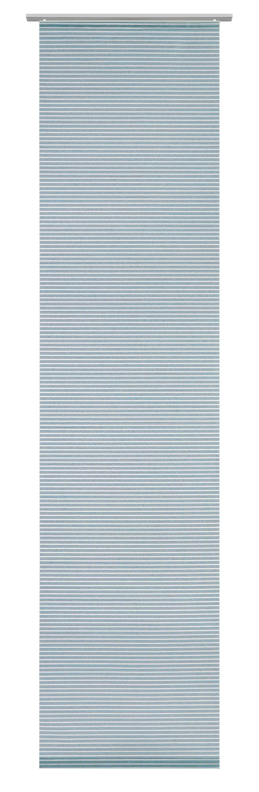 FLÄCHENVORHANG   halbtransparent  60/245 cm   - Petrol, Basics, Textil (60/245cm) - Novel