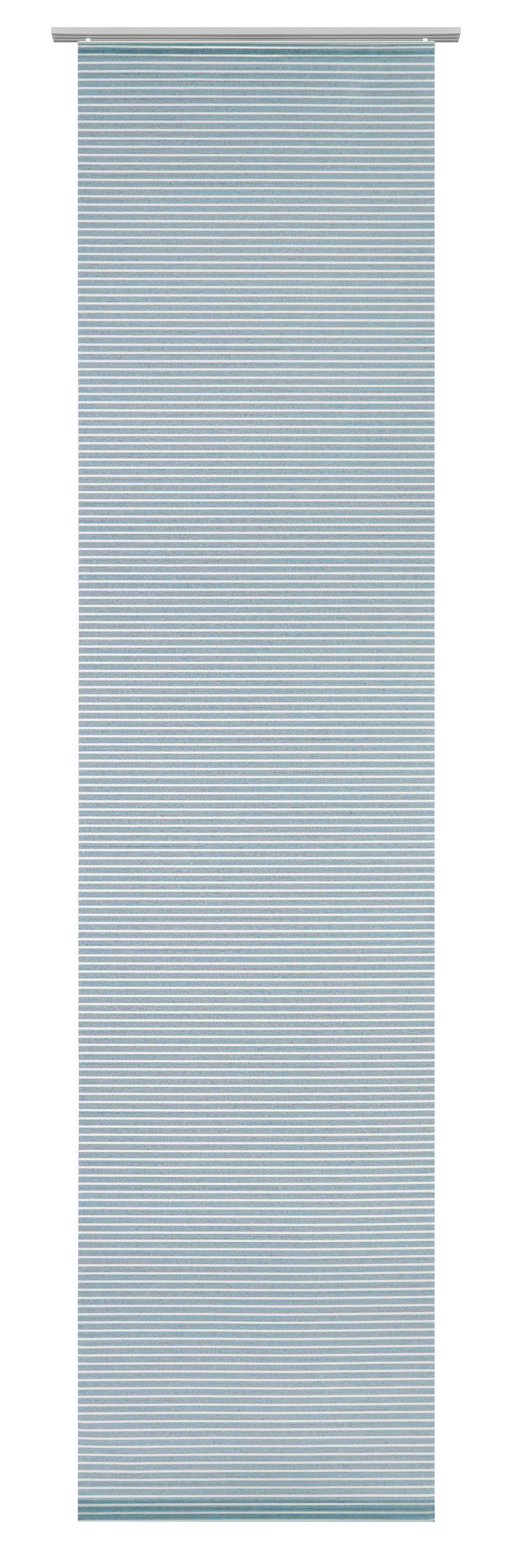 FLÄCHENVORHANG   halbtransparent  60/245 cm   - Petrol, Basics, Textil (60/245cm) - Novel