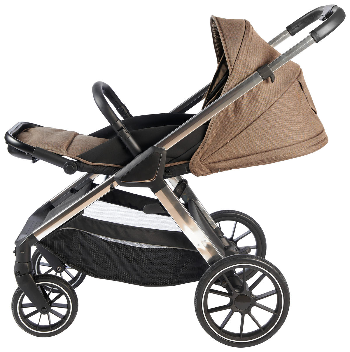 SET DJEČJIH KOLICA  Nizza  - srebrne boje/bež, Trend, tekstil/metal - My Baby Lou