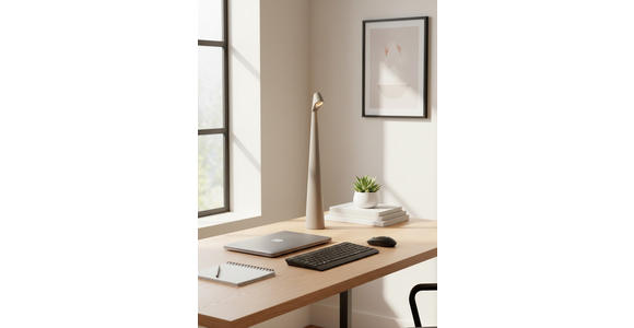 TISCHLEUCHTE - Grau, Trend, Metall (5/40cm) - Novel