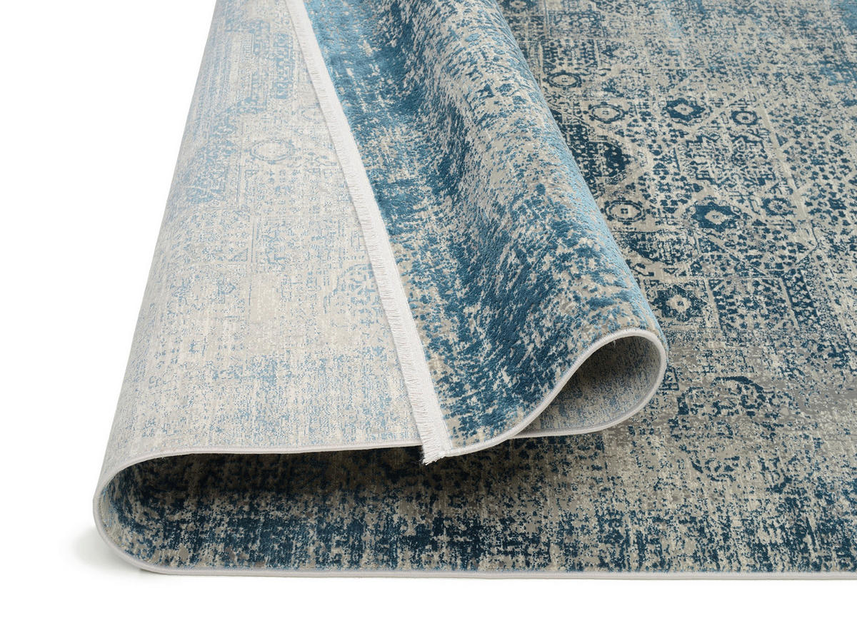 WEBTEPPICH 240/340 cm Tesoro Blau  - Blau, Design, Textil (240/340cm) - Dieter Knoll