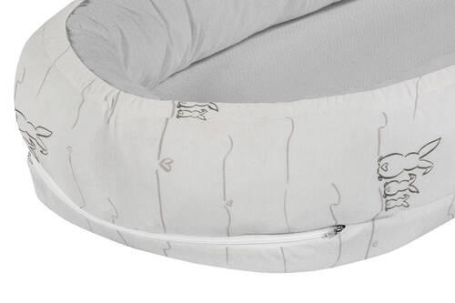 KUSCHELNEST    - Dunkelgrau/Hellgrau, Basics, Textil (87/53/15cm) - Alvi