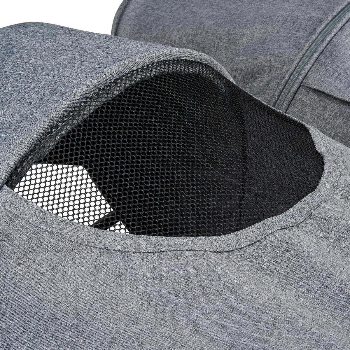 ZWILLINGSWAGEN  - Schwarz/Grau, Basics, Textil/Metall (100/110/75cm) - Jimmylee