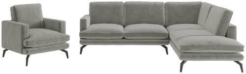 Livetastic SEDACIA ZOSTAVA, textil, sivá