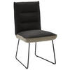 STUHL - Greige/Anthrazit, Design, Textil/Metall (49/93/59cm) - Dieter Knoll