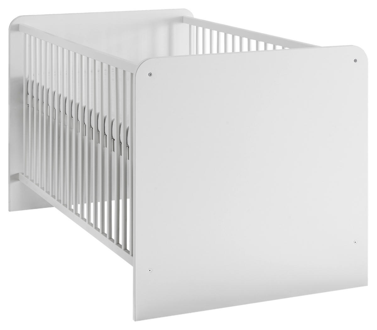 GITTERBETT Bibo 70/140 cm  - Weiß, KONVENTIONELL, Holzwerkstoff (70/140cm) - MID.YOU