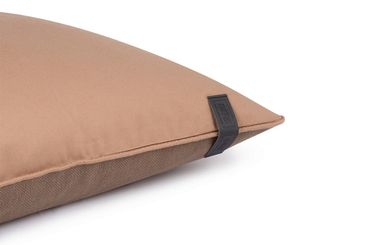 KISSENHÜLLE SW-Soft 45/45 cm  - Hellbraun, Basics, Textil (45/45cm) - Schöner Wohnen