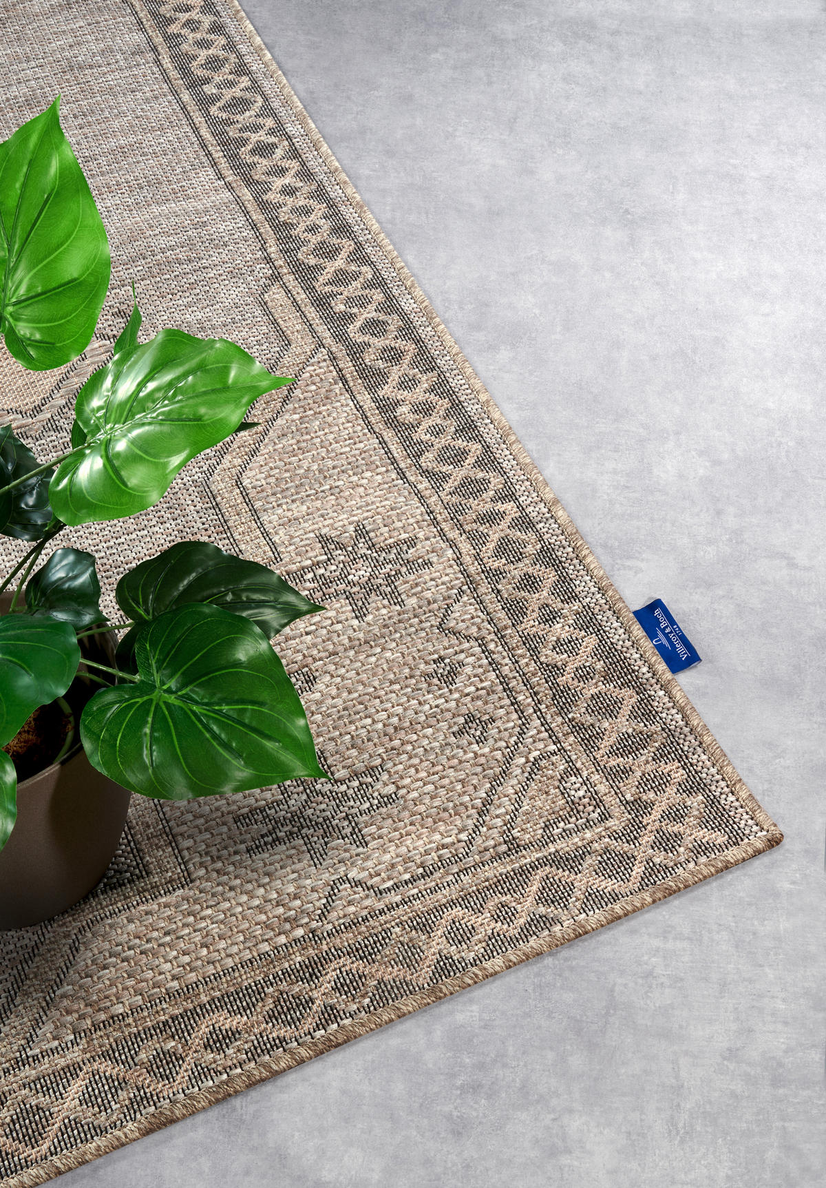 OUTDOORTEPPICH 155/230 cm Kollektion 1836 Hellbraun  - Hellbraun, Design, Kunststoff (155/230cm) - Villeroy & Boch