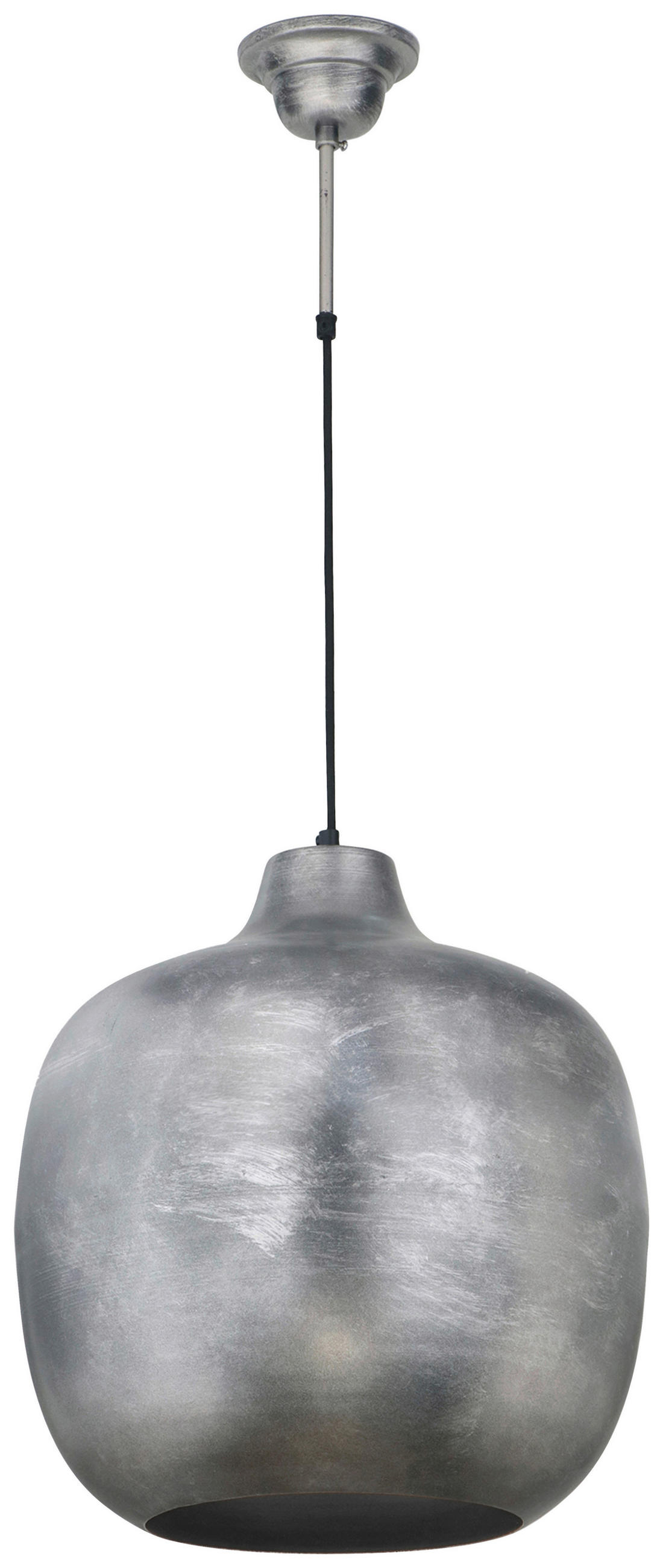 HÄNGELEUCHTE 40,5/40,5/43 cm    - Silberfarben, Basics, Metall (40,5/40,5/43cm) - Kayoom