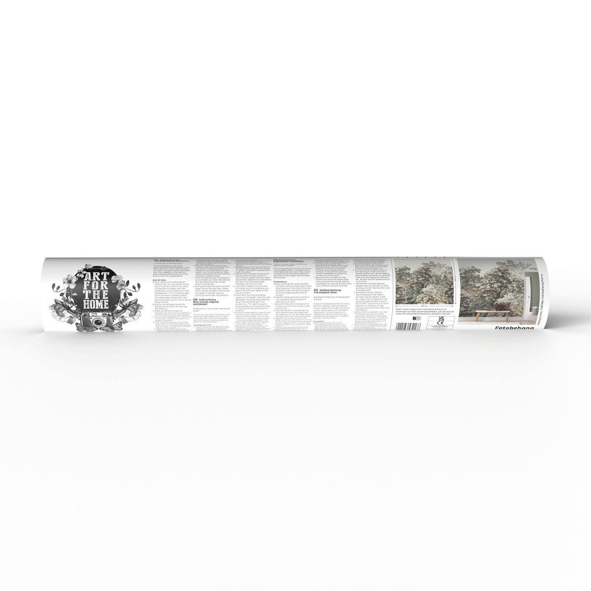 FOTOTAPET 300/280 cm  - taupe, Basics, papper/plast (300/280cm)