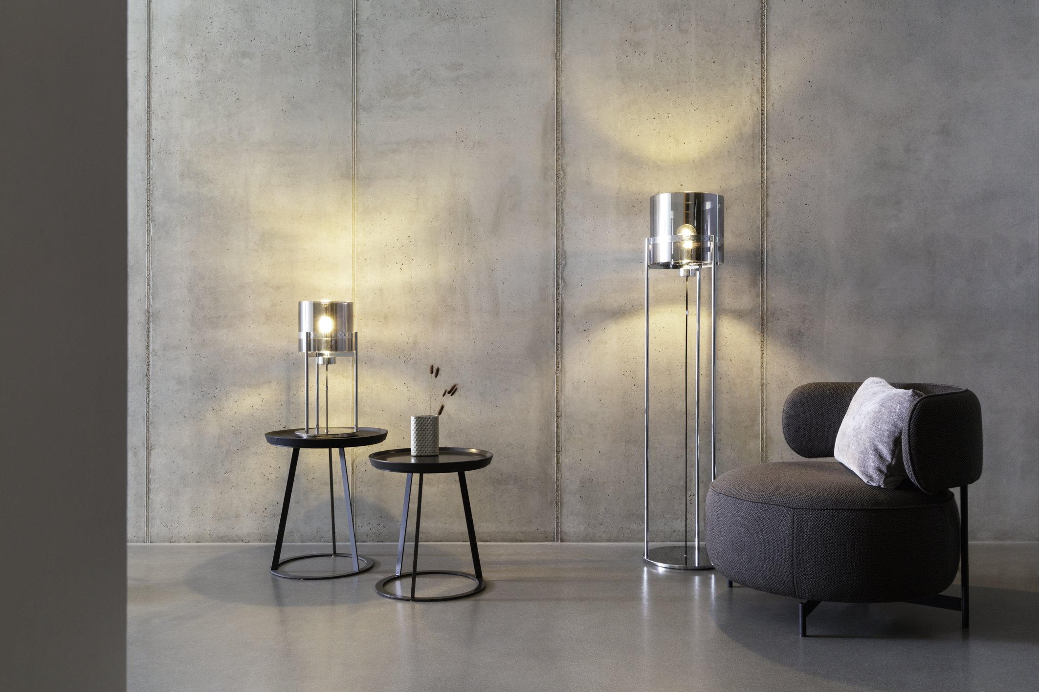HÄNGELEUCHTE 103,5/21,5/110 cm    - Chromfarben/Transparent, Design, Glas/Metall (103,5/21,5/110cm) - Eglo